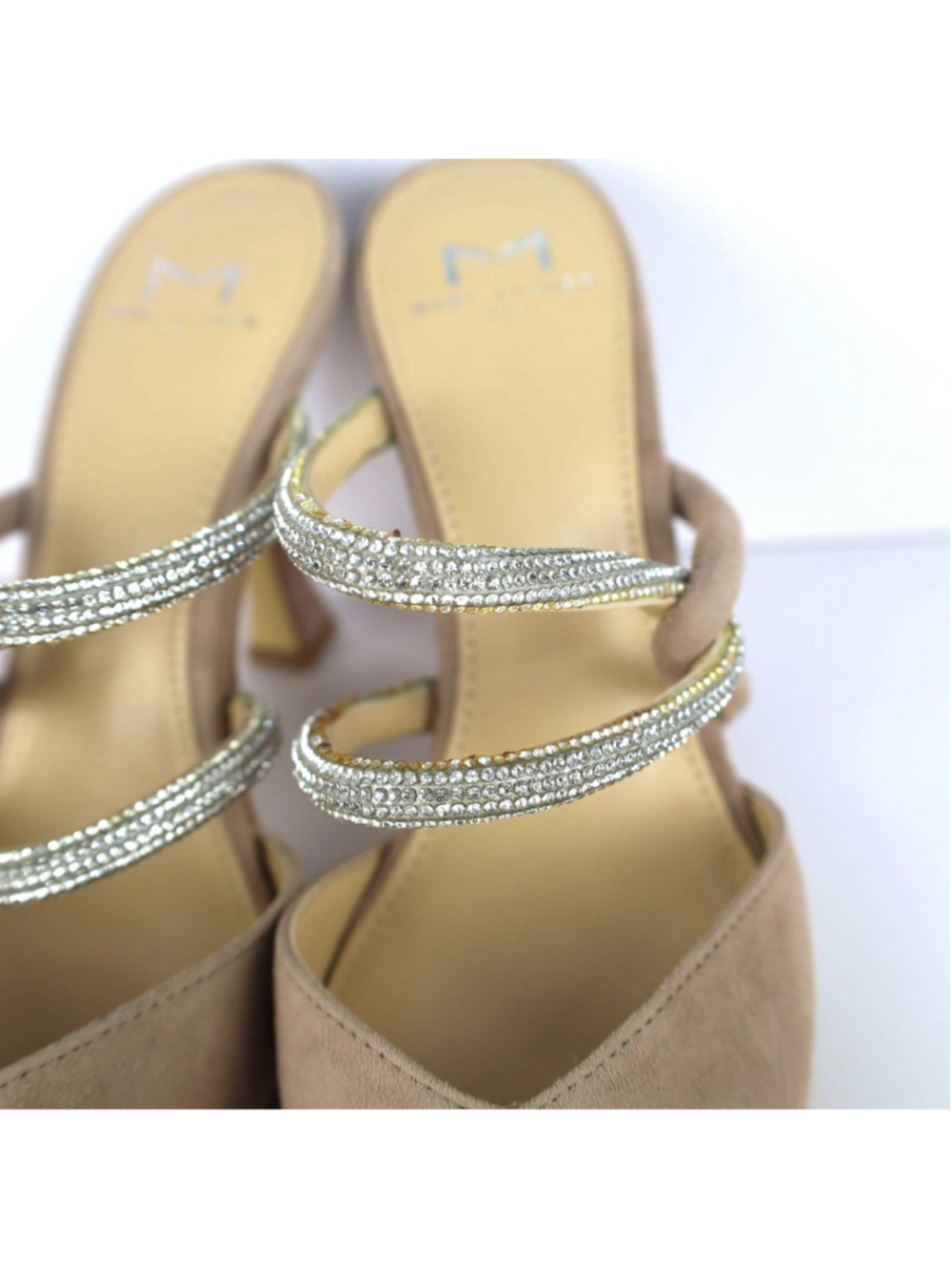 Marc Fisher LTD Candy Strappy Pointed Toe Mule in Medium Natural at Nordstrom, S - Picture 4 of 9